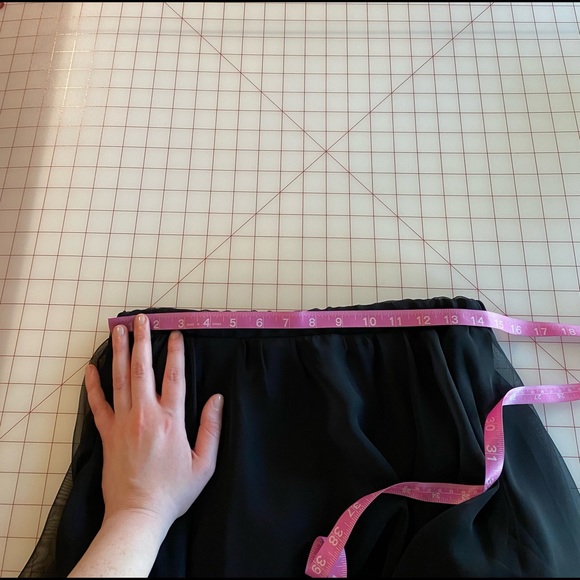 Neiman Marcus vintage black a line full cocktail skirt flowy - Picture 15 of 16